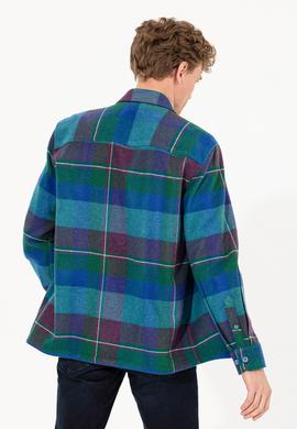 Erkek Kobalt Mavi Uzun Kollu Gömlek - 50254161017