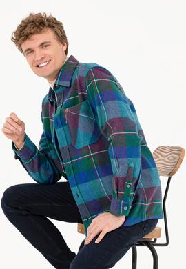 Erkek Kobalt Mavi Uzun Kollu Gömlek - 50254161017