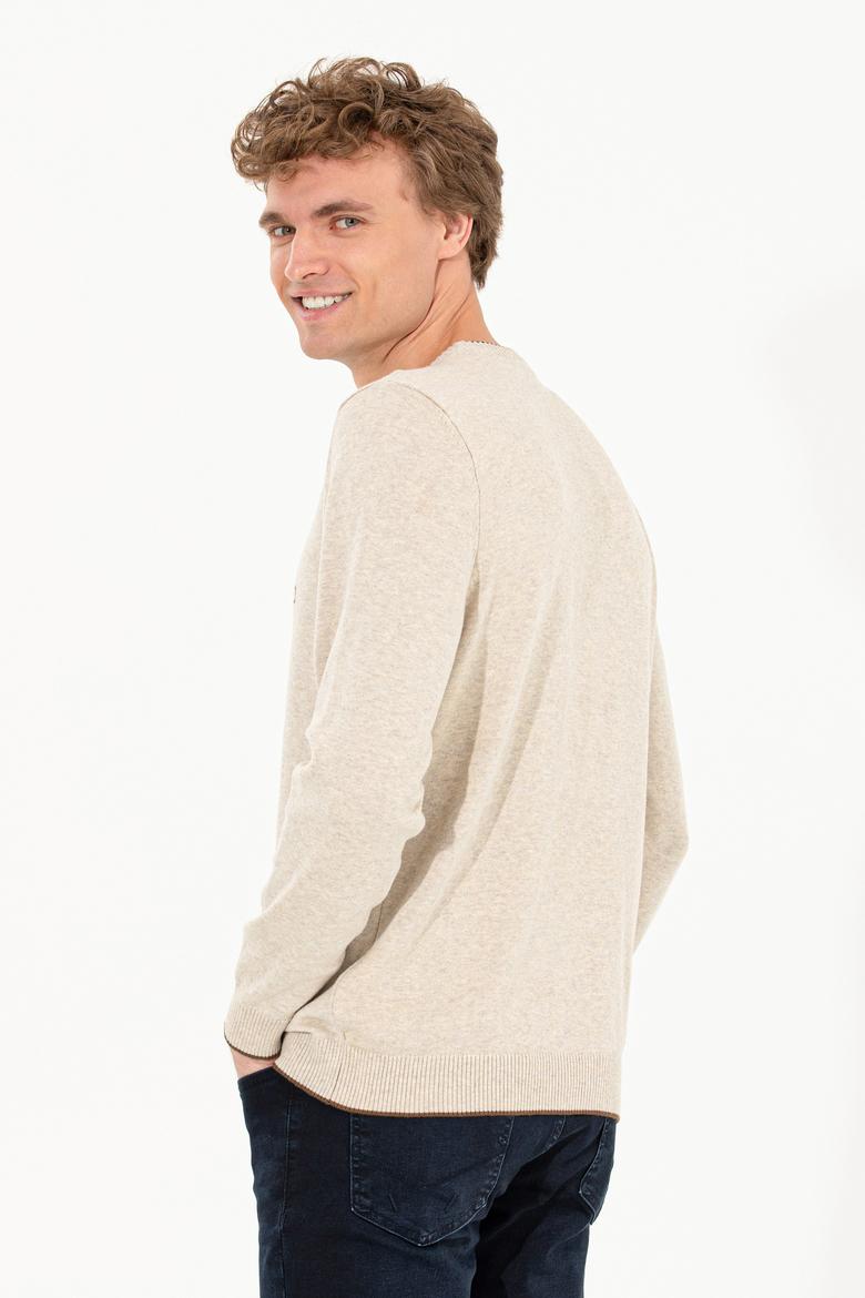 Erkek Taş Melanj Kazak - 50255650039