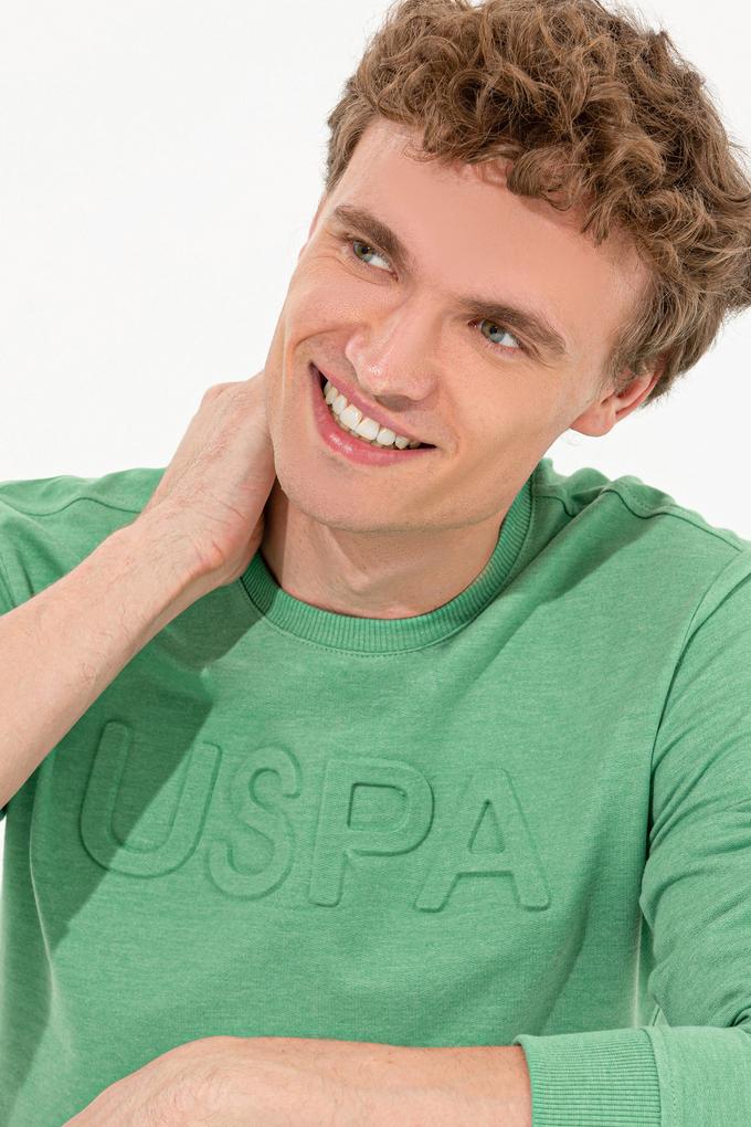 Erkek Mint Melanj Sweatshirt