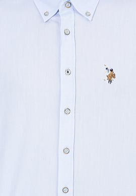 Erkek Açık Mavi Uzun Kollu Basic Gömlek - 50256694010