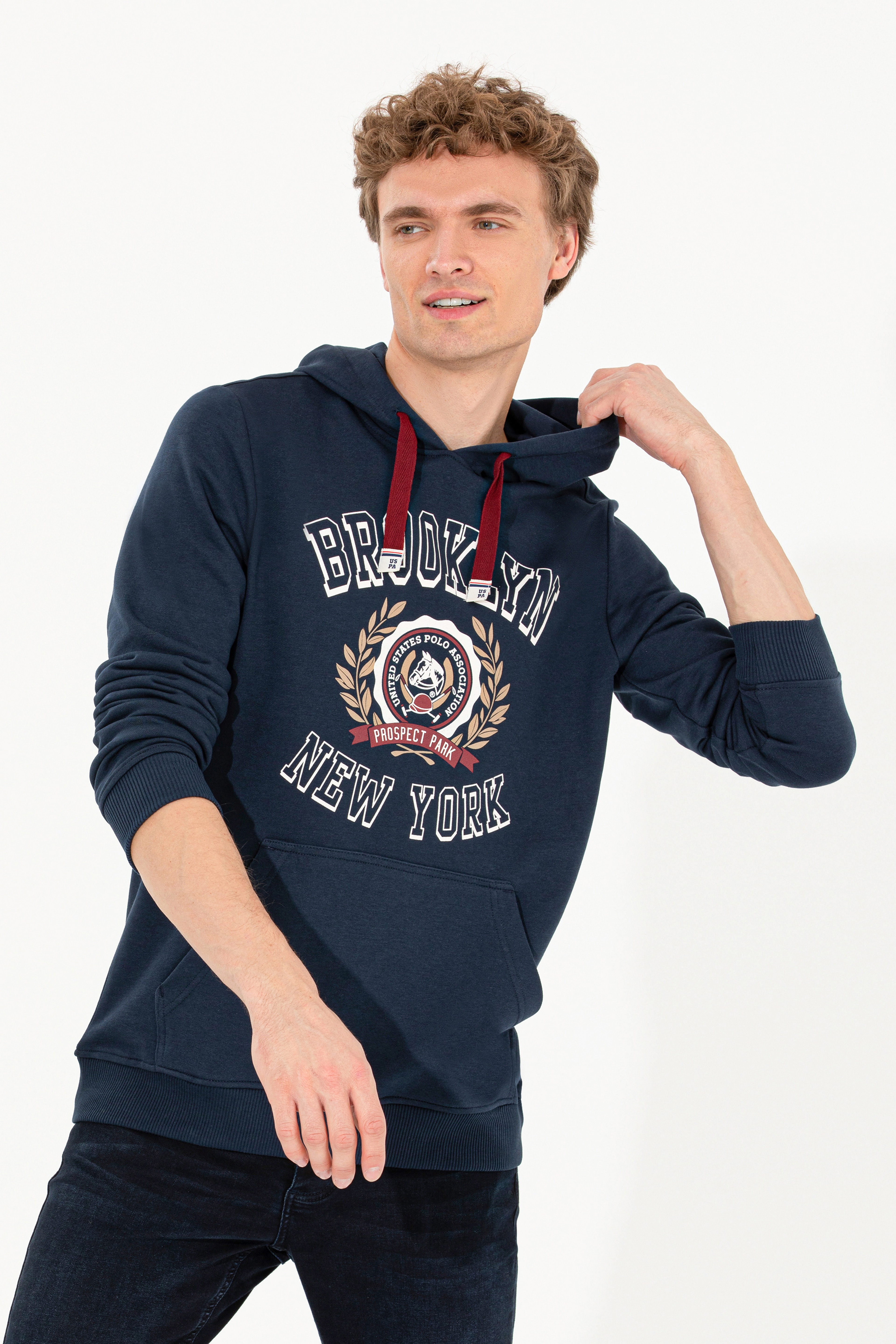 Erkek Lacivert Sweatshirt - Image 2