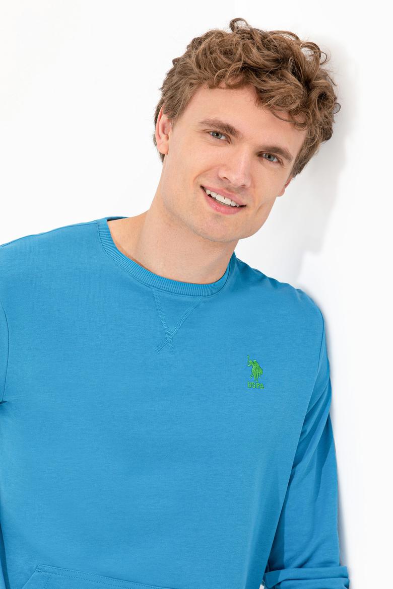 Erkek Kobalt Mavi Sweatshirt - 50253261005