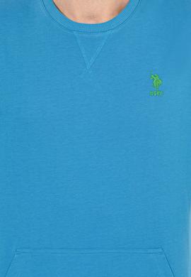 Erkek Kobalt Mavi Sweatshirt - 50253261005