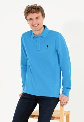 Erkek Mavi Melanj Sweatshirt - 50253126030