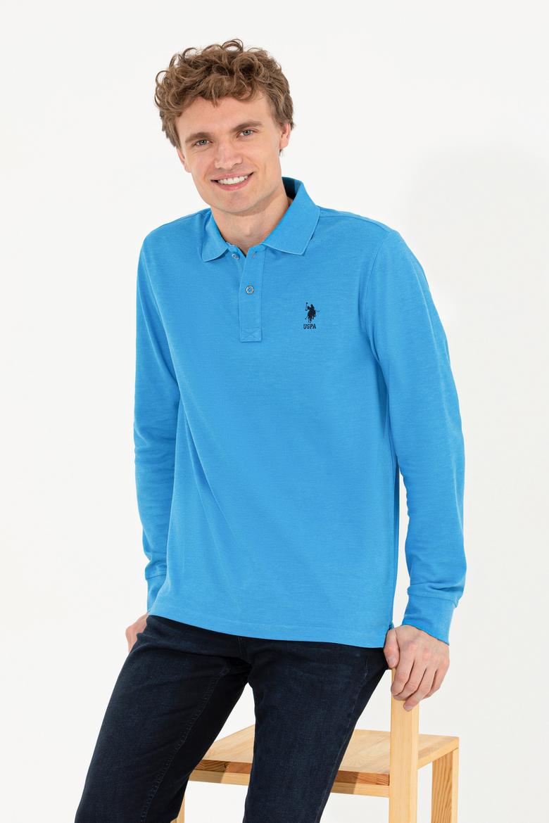 Erkek Mavi Melanj Sweatshirt - 50253126030