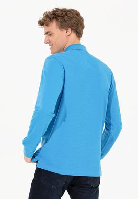 Erkek Mavi Melanj Sweatshirt - 50253126030