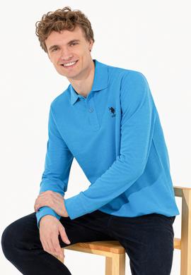 Erkek Mavi Melanj Sweatshirt - 50253126030