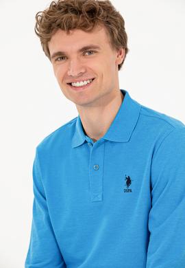 Erkek Mavi Melanj Sweatshirt - 50253126030