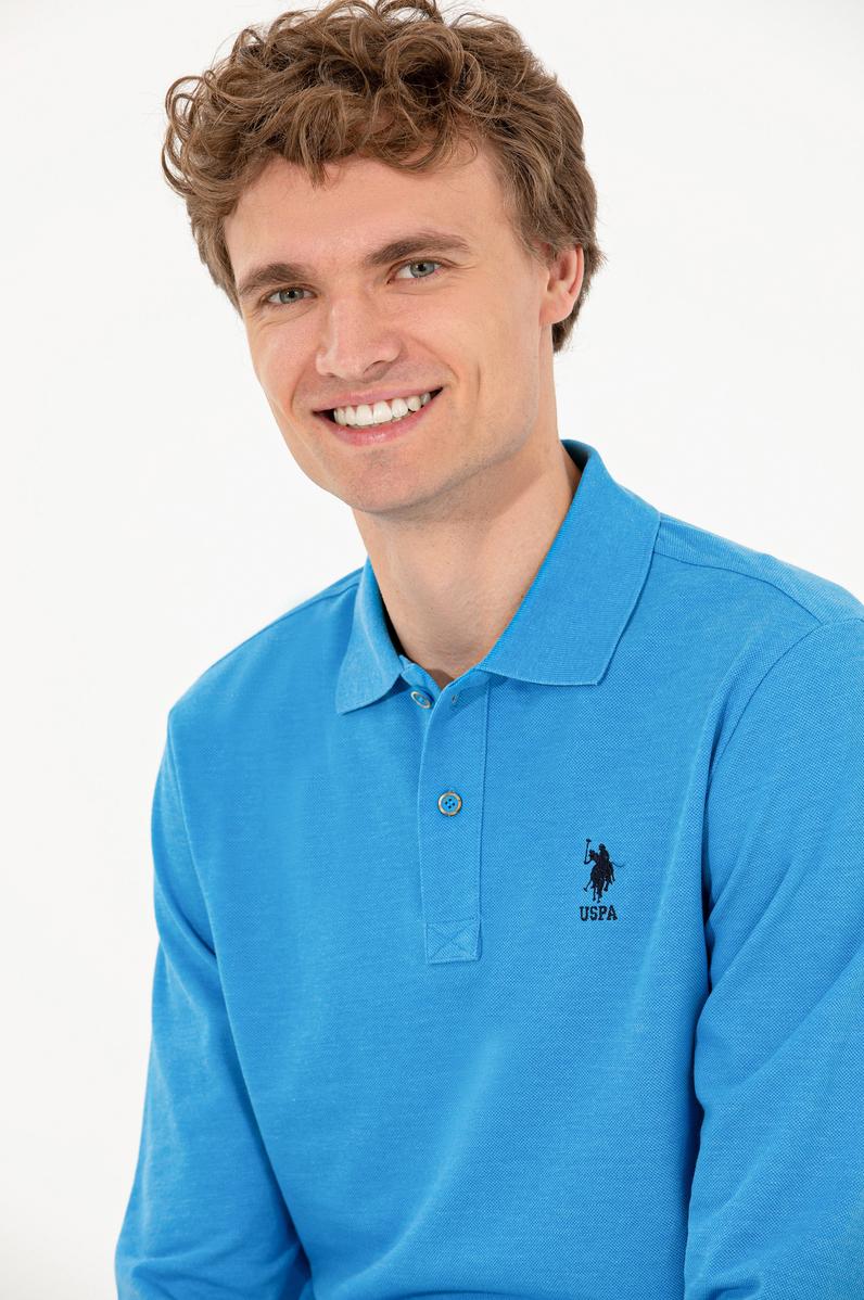 Erkek Mavi Melanj Sweatshirt