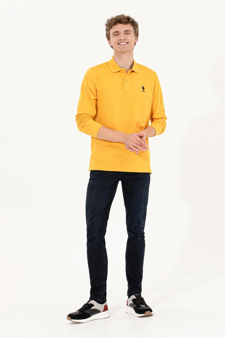 Erkek Safran Melanj Sweatshirt - 50253126040