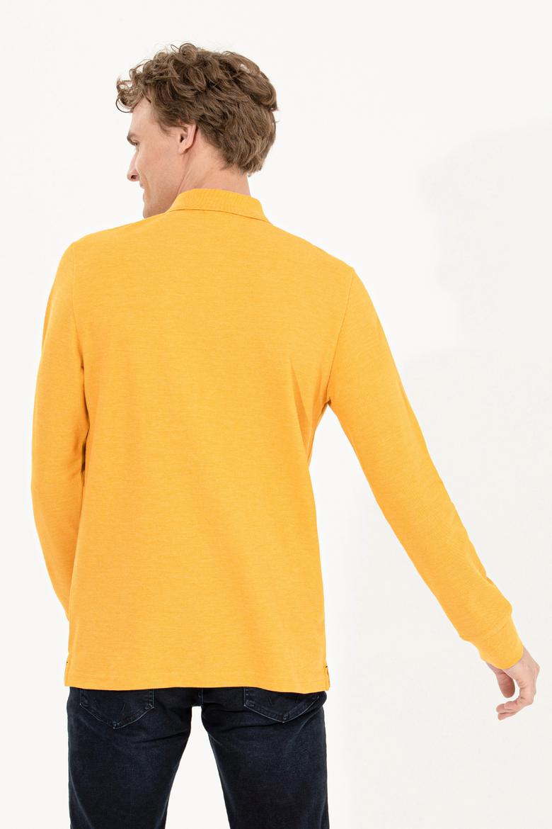 Erkek Safran Melanj Sweatshirt - 50253126040