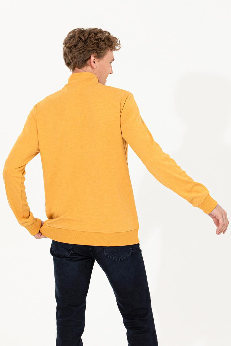 Erkek Safran Melanj Sweatshirt - 50256328032