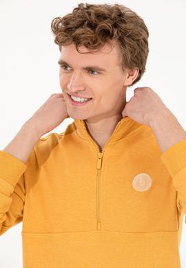 Erkek Safran Melanj Sweatshirt - 50256328032