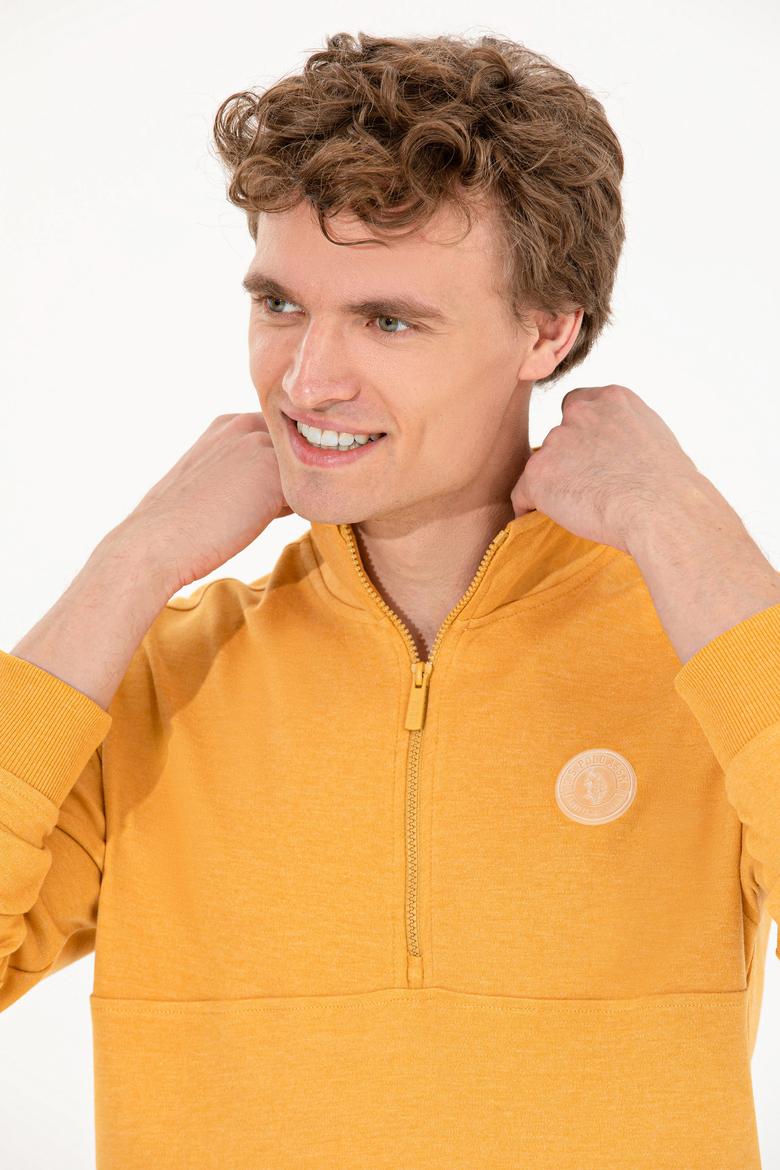 Erkek Safran Melanj Sweatshirt - 50256328032