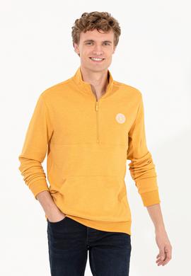 Erkek Safran Melanj Sweatshirt - 50256328032