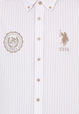 Erkek Taş Çizgili Beyaz Gömlek - 50256942008