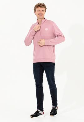 Erkek Manolya Dik Yaka Sweatshirt - 50256328018