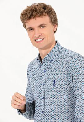 Erkek Mavi Uzun Kollu Gömlek - 50254083028