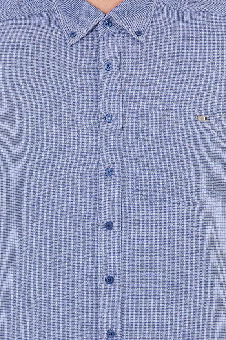 Erkek Mavi Uzun Kollu Gömlek - 50256988030