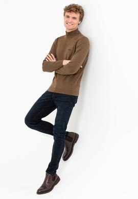 Erkek Coconut Balıkçı Yaka Basic Triko Kazak - 50257605051