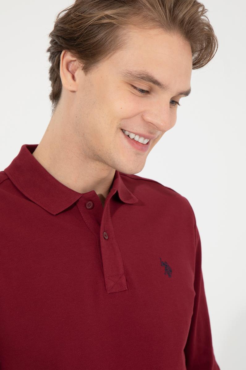 Erkek Vişne Basic Sweatshirt