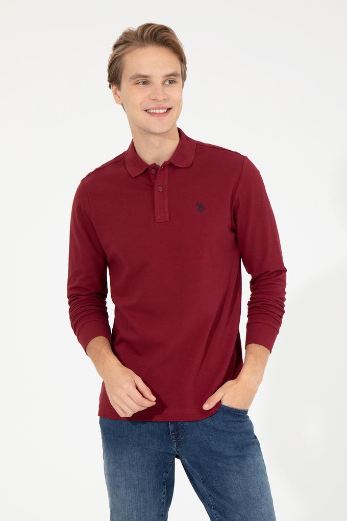 Erkek Vişne Basic Sweatshirt