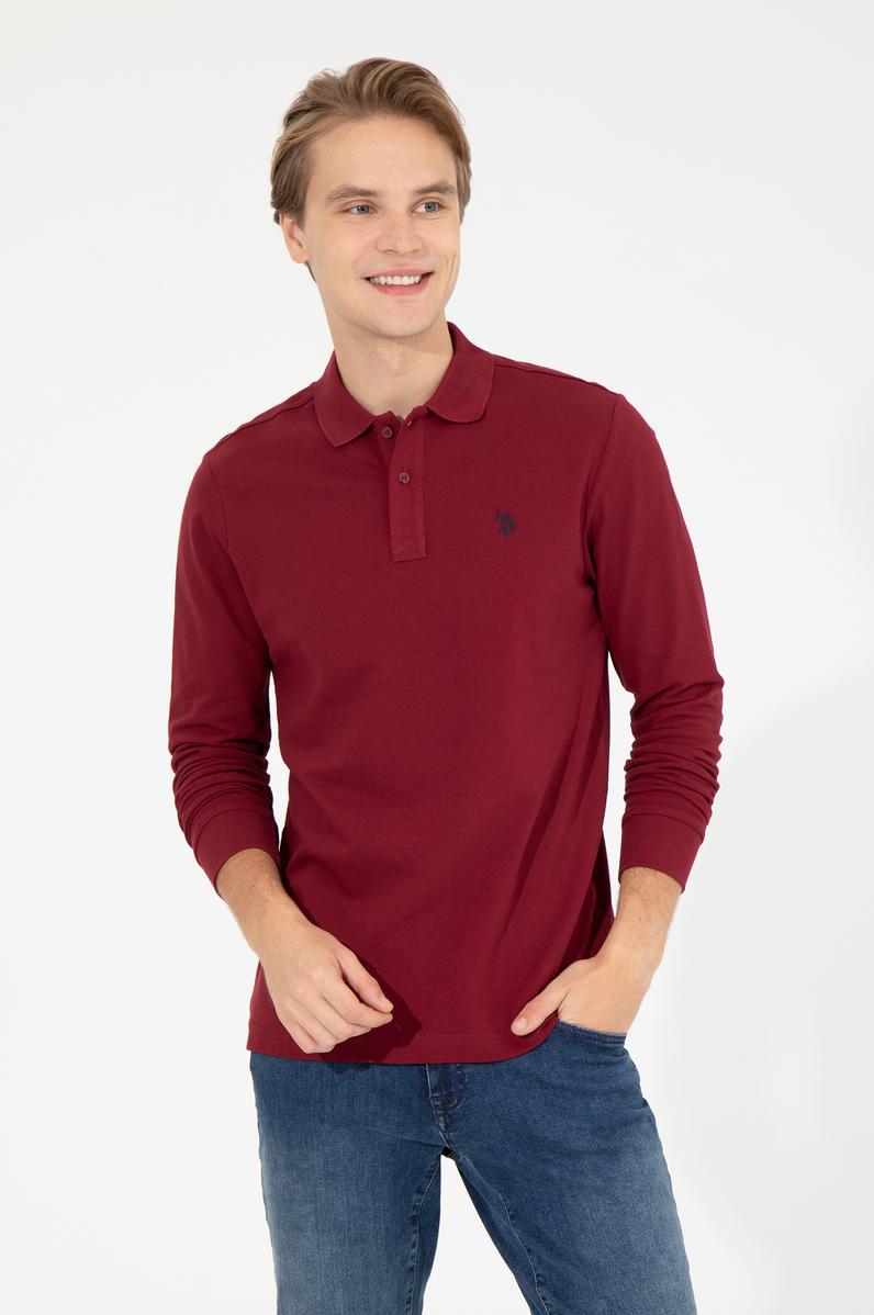 Erkek Vişne Basic Sweatshirt