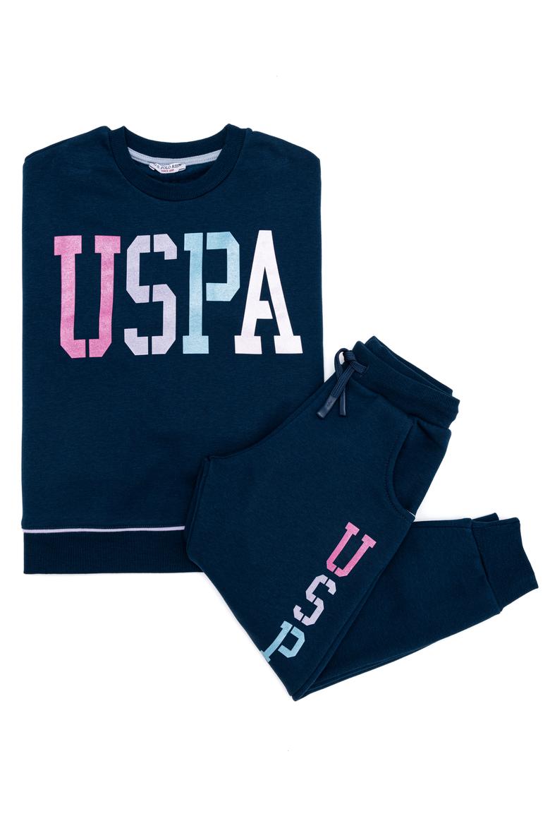 Kız Çocuk Saks Pijama Takımı