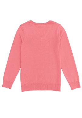 Kız Çocuk Açık Pembe Basic Kazak - 50255540035