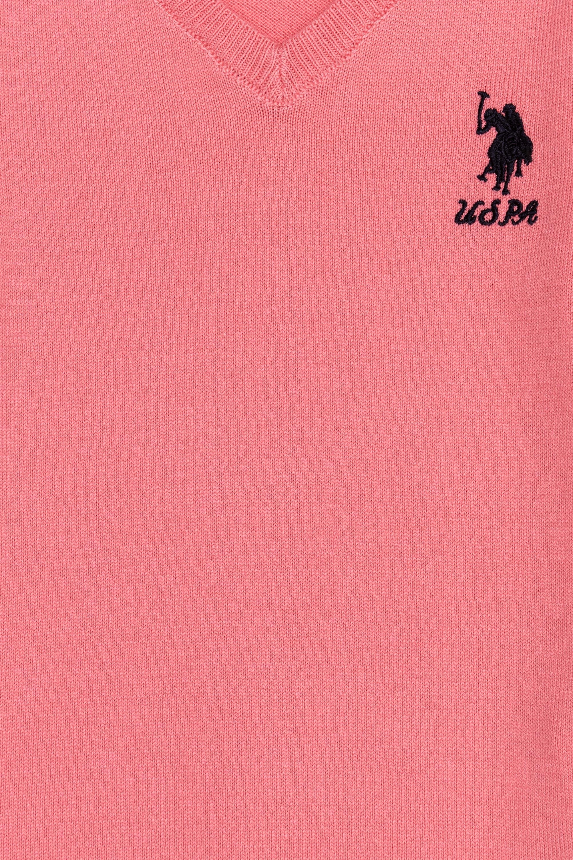 Kız Çocuk Açık Pembe Basic Kazak