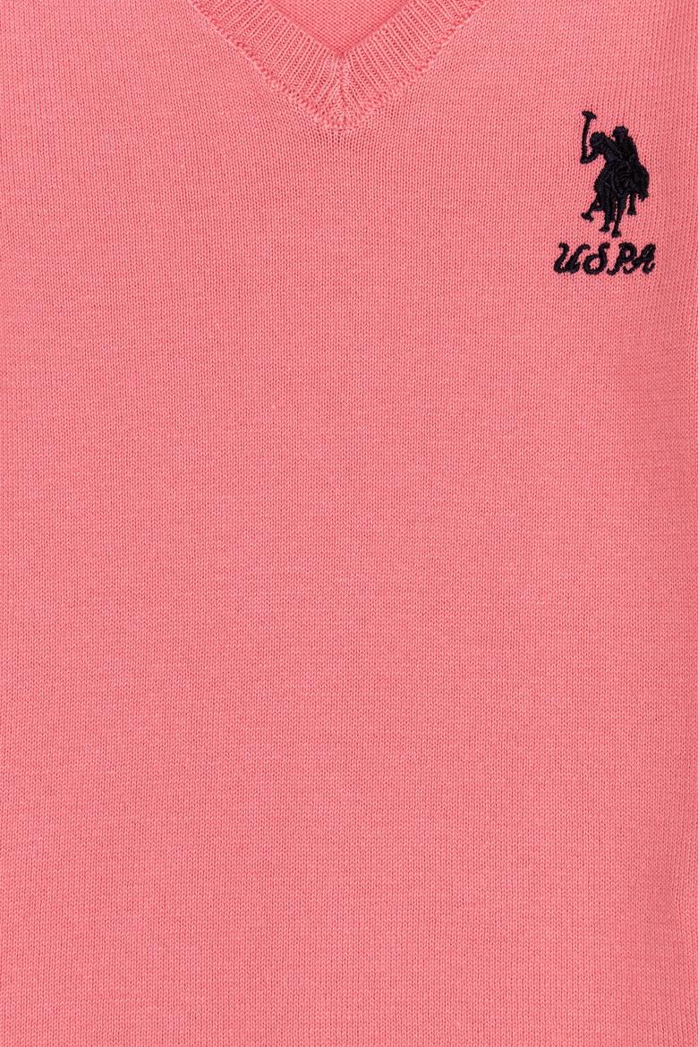 Kız Çocuk Açık Pembe Basic Kazak - 50255540035