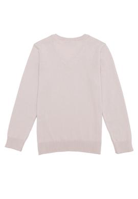 Kız Çocuk Krem Basic Kazak - 50255540019