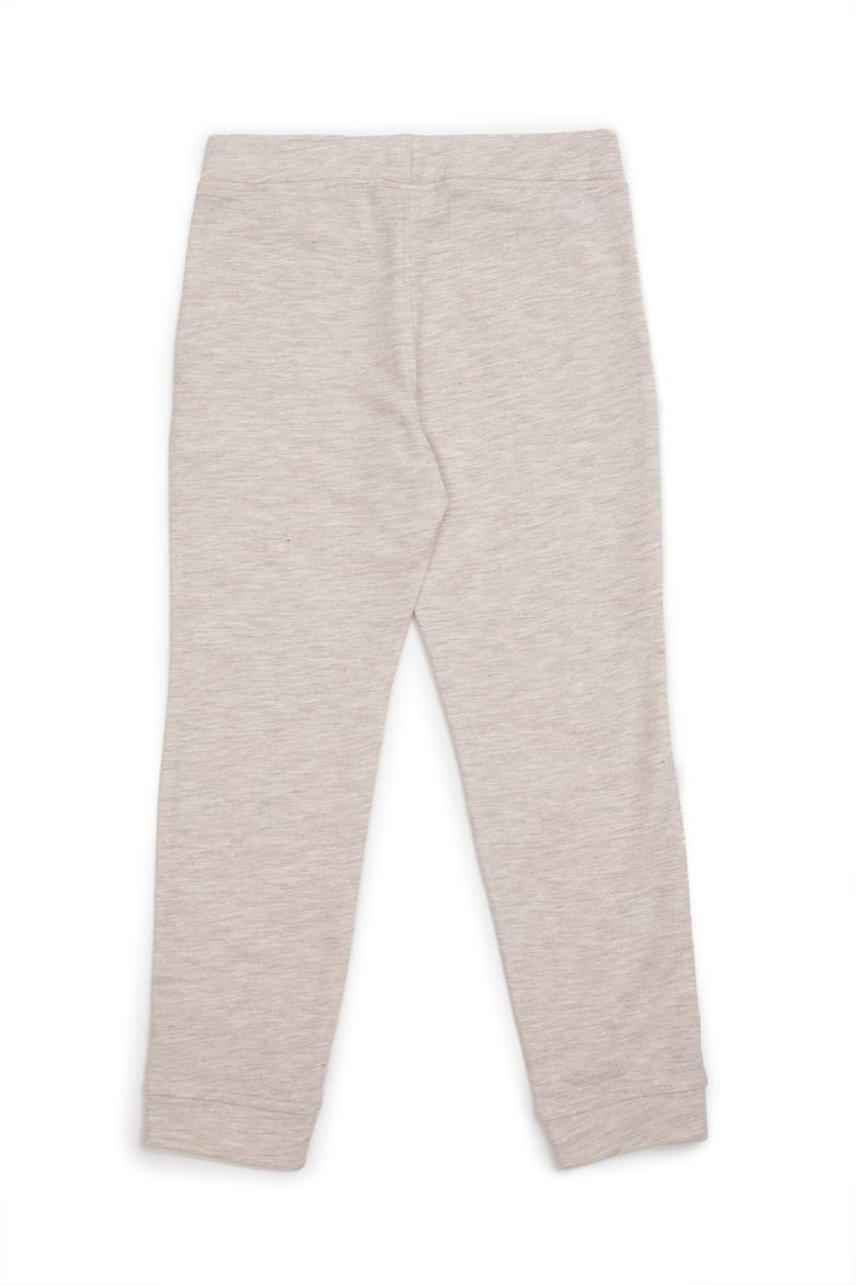 Çocuk Bej Melanj Eşofman Altı - 50256098042