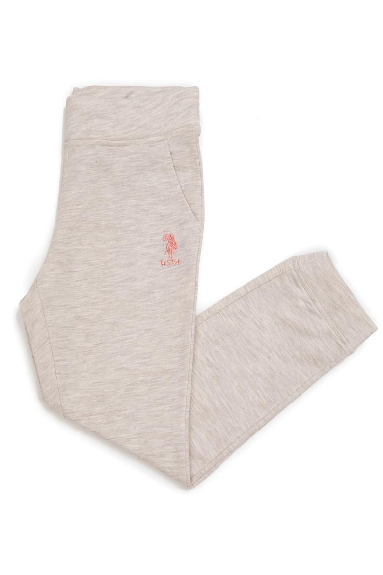 Çocuk Bej Melanj Eşofman Altı