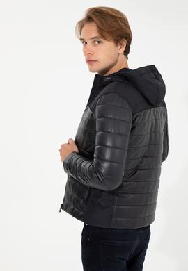 Erkek Lacivert Deri Ceket - 50259132016