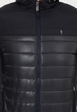 Erkek Lacivert Deri Ceket - 50259132016