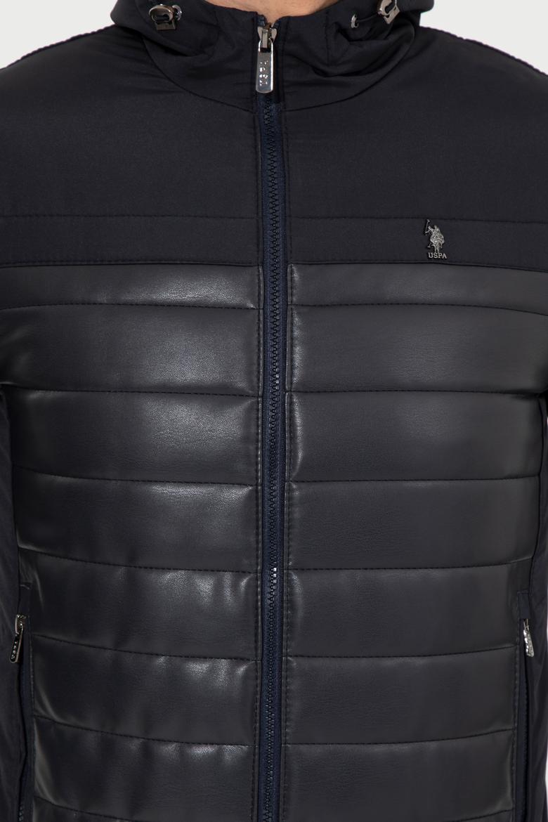 Erkek Lacivert Deri Ceket - 50259132016