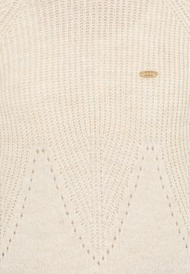 Kadın Krem Melanj Kazak - 50237627047