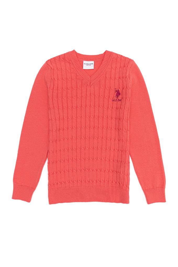 Kız Çocuk Nar Çiçeği Basic Kazak