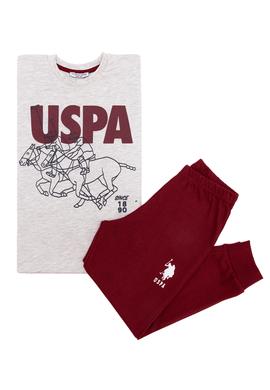 Erkek Çocuk Bej Melanj Pijama Takımı - 50267102009