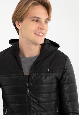 Erkek Siyah Deri Ceket - 50259132006