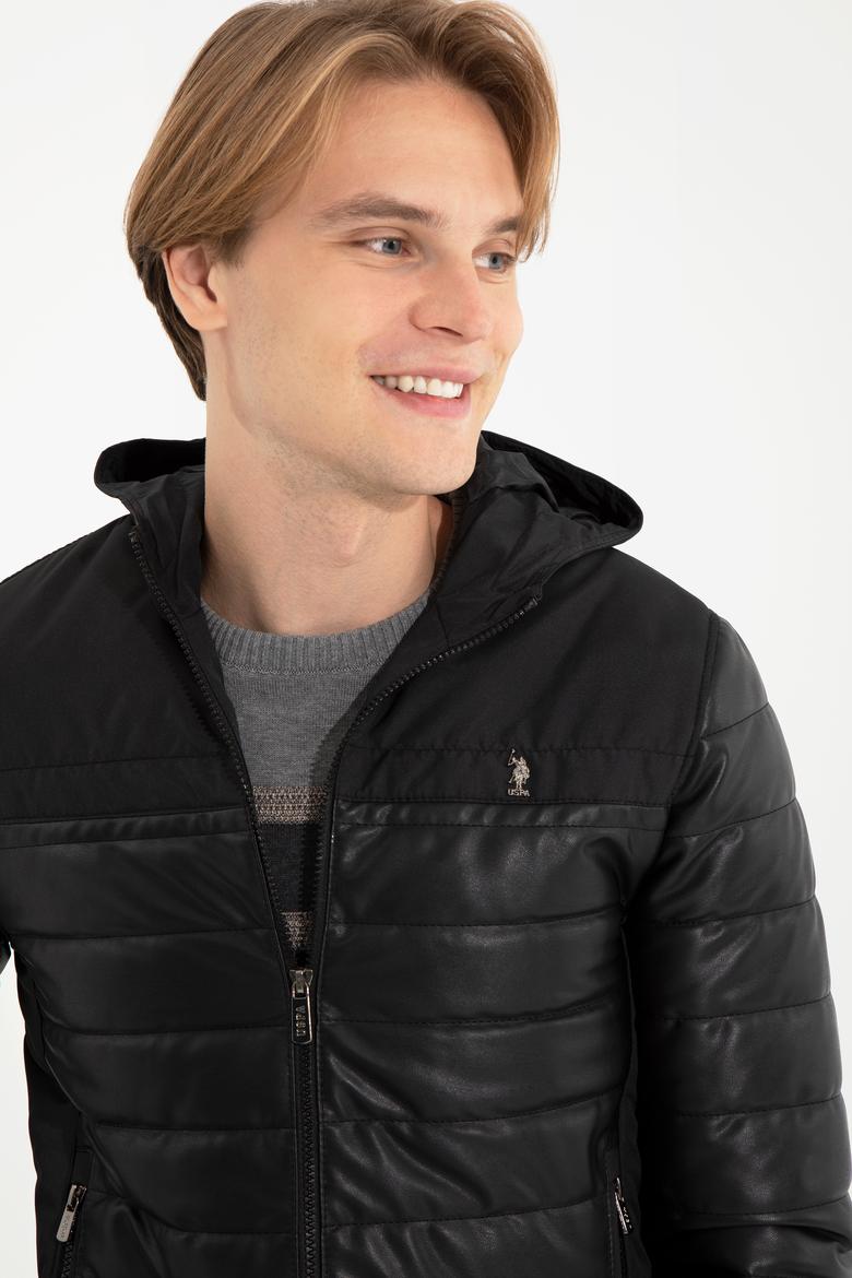 Erkek Siyah Deri Ceket - 50259132006