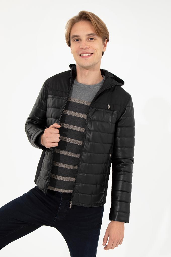 Erkek Siyah Deri Ceket