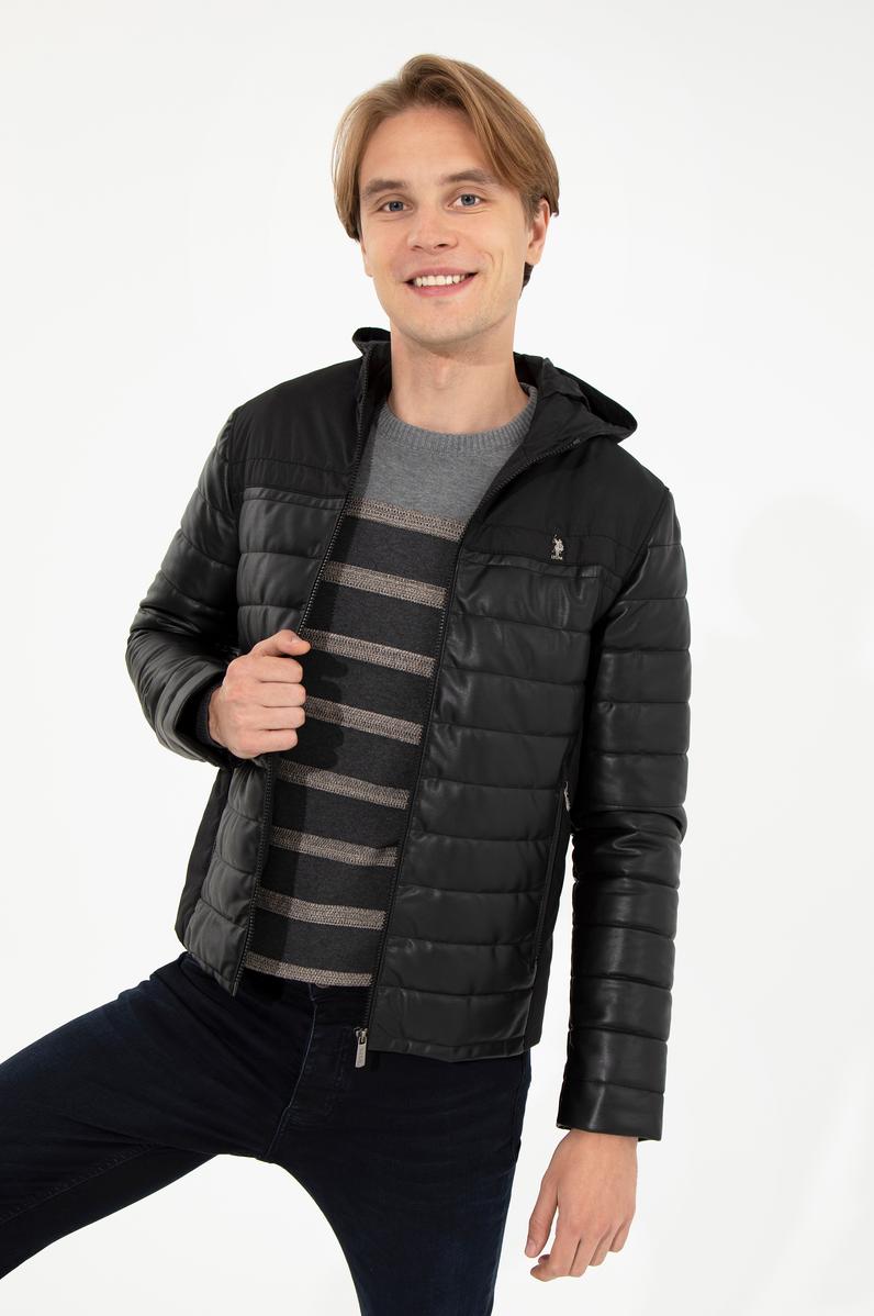 Erkek Siyah Deri Ceket