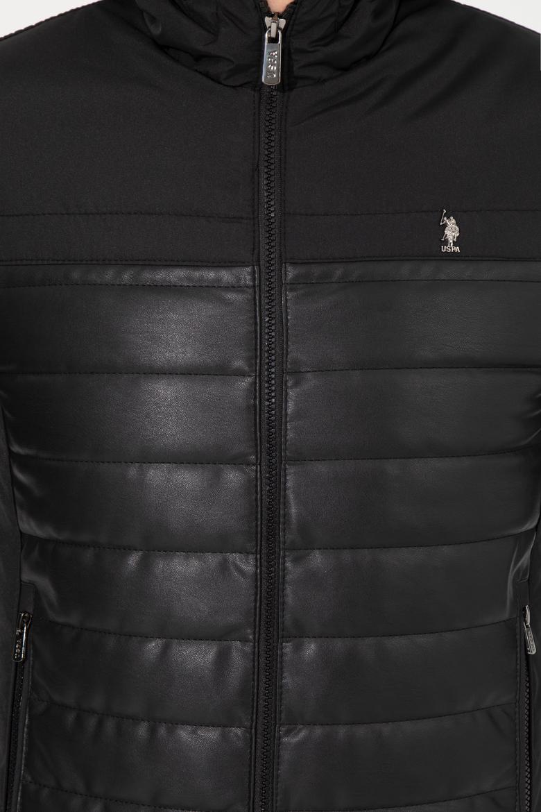 Erkek Siyah Deri Ceket - 50259132006