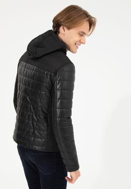 Erkek Siyah Deri Ceket - 50259132006