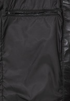 Erkek Siyah Deri Ceket - 50255932004