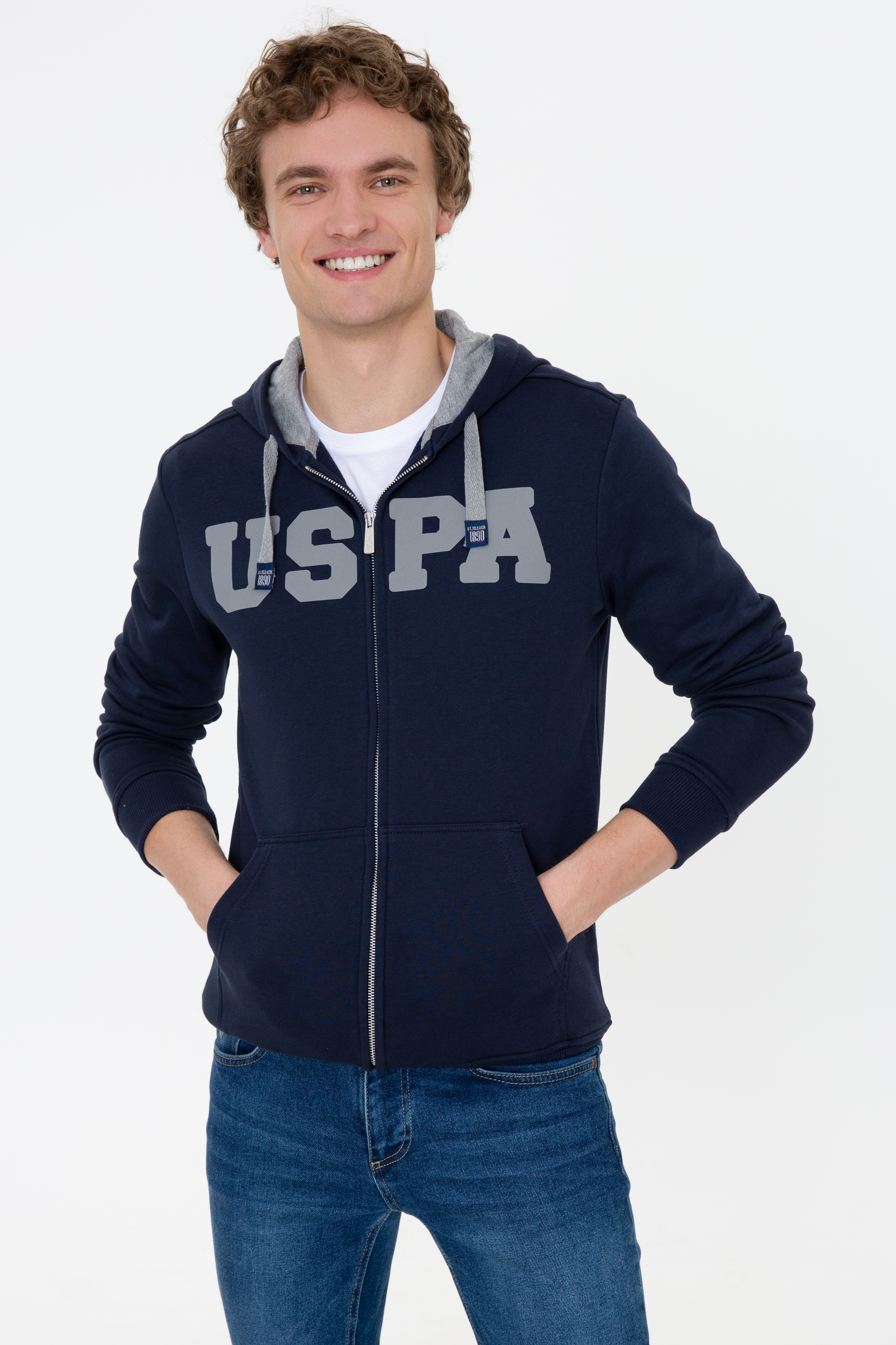 Erkek Lacivert Sweatshirt - Image 1