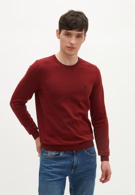 Erkek Bordo Basic Kazak - 50236971032